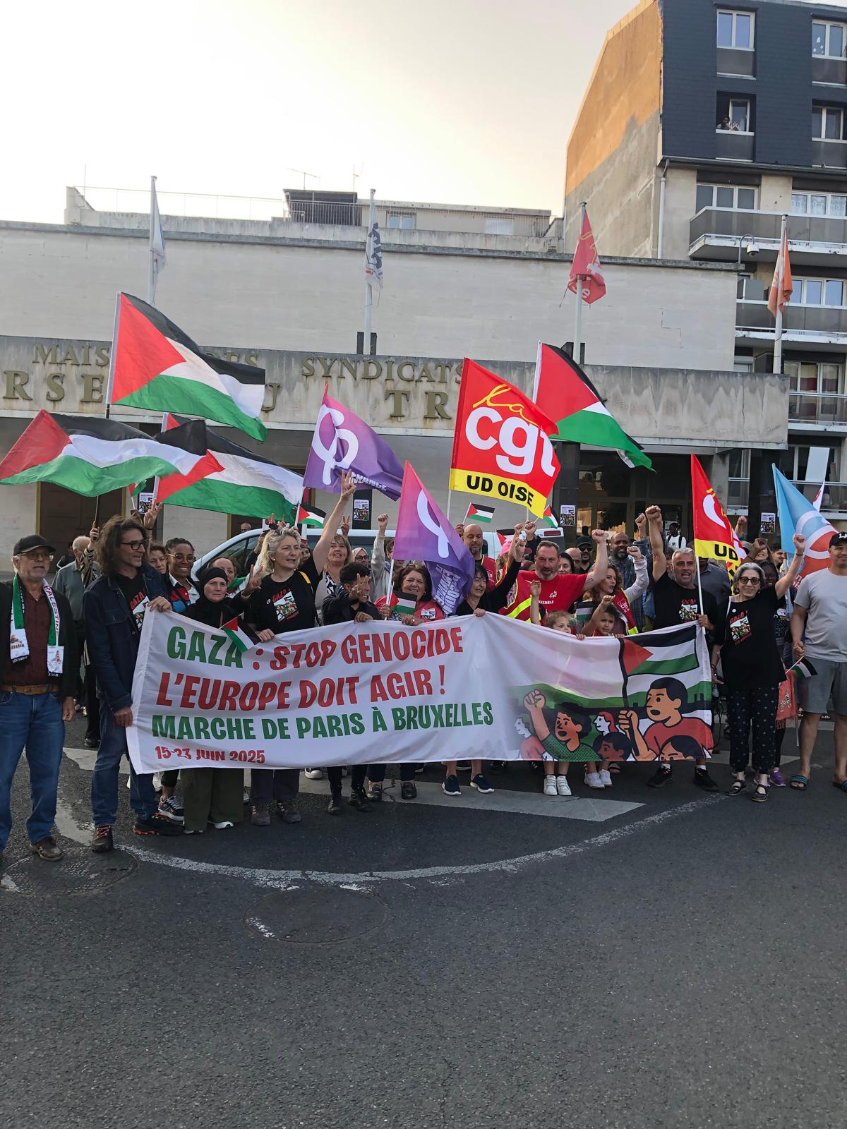 Marche pour Gaza - Creil
